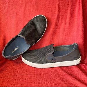 Olukai Lae’ahi Pavement Gray Slip-on Shoes, Men’s Size 13,‎ EUC
